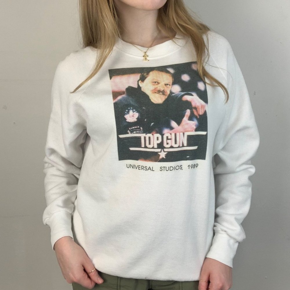 L - Top Gun Crewneck
